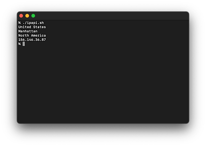Cover image for Shell Script for IP Address Location