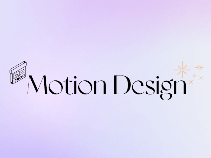 Cover image for Motion Design