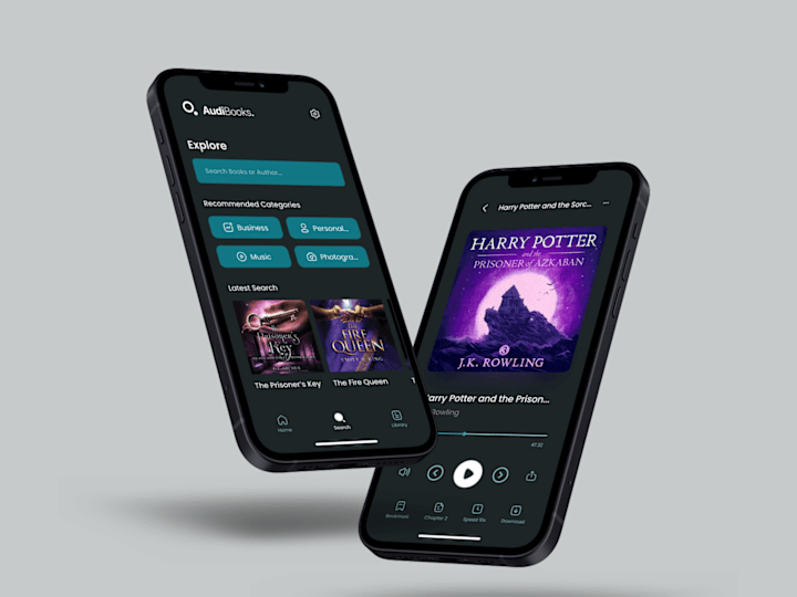 Cover image for AudiBooks Dark Theme