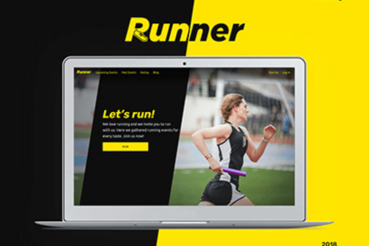 Cover image for Runner website design