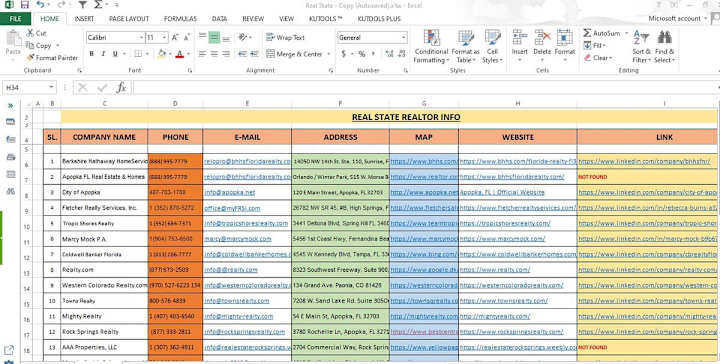 Cover image for Data Entry | Research| Prospect Lists