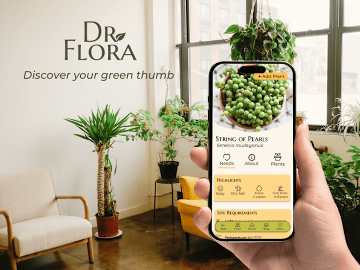 Cover image for Concept App Design for Plant Care