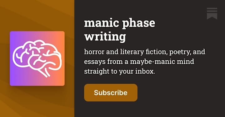 Cover image for manic phase writing