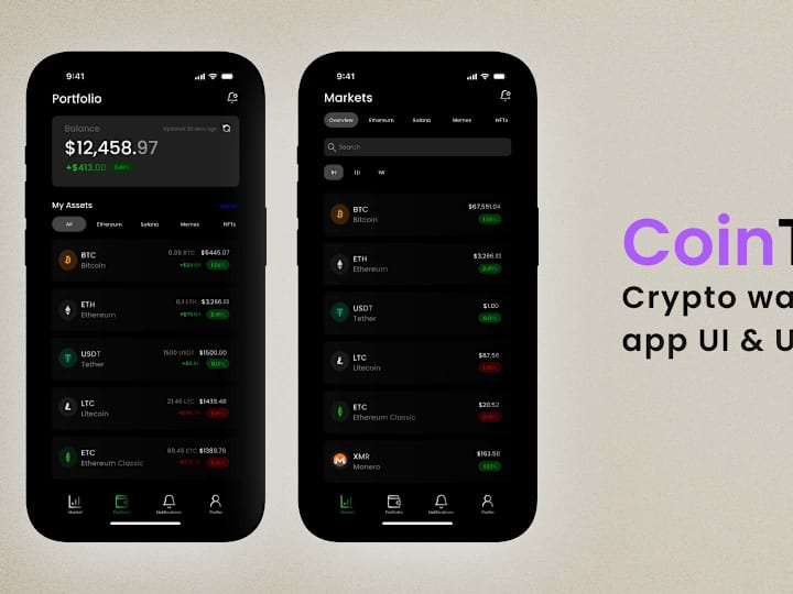 Cover image for UI & UX Design for CoinTrack 