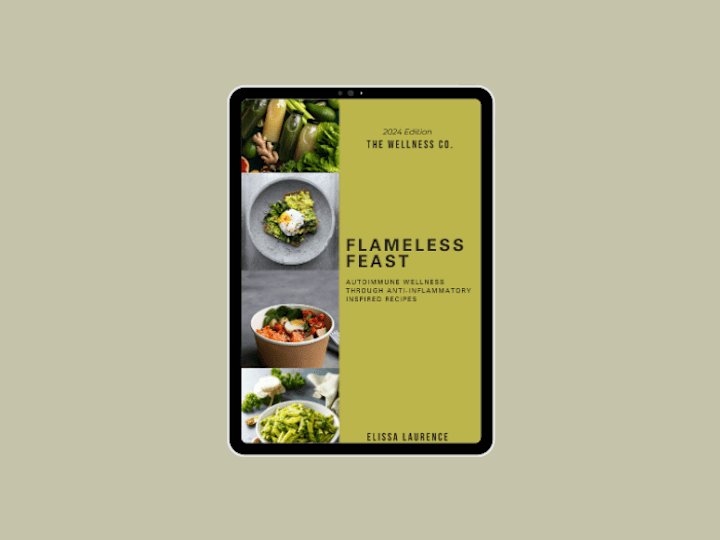 Cover image for Sales Page - The WELLNESS CO. Recipe EBook 'Flameless Feast'