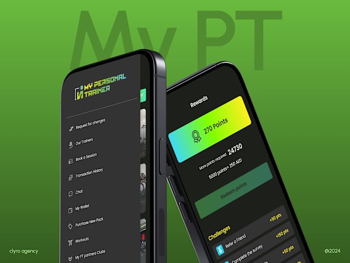 Cover image for Smart one-on-one personal training app UI/UX Design