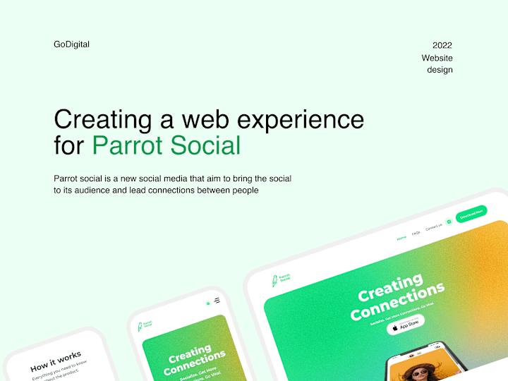 Cover image for Parrot Social / WordPress / Elementor
