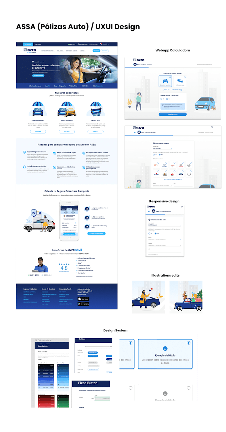 Cover image for ASSA Auto Insurance / UX/UI Design :: Behance