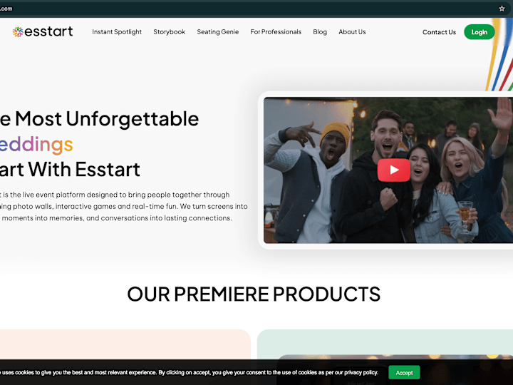 Cover image for Esstart: Craft Memories With Our Audience Engagement Platform