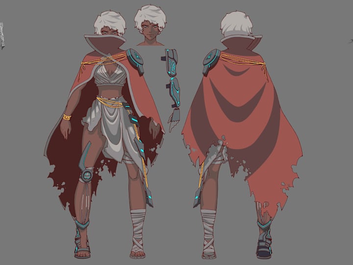 Cover image for Character concept art