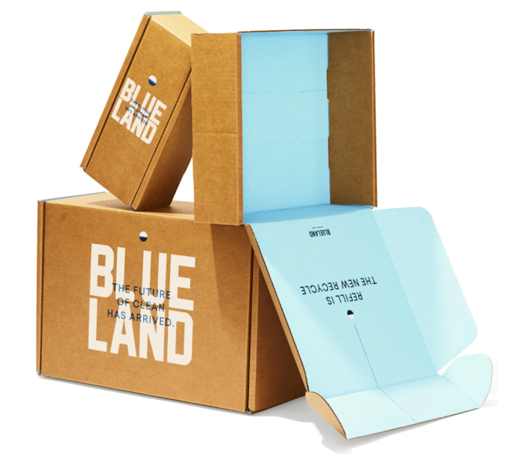 Cover image for Blueland Social Media + Copy