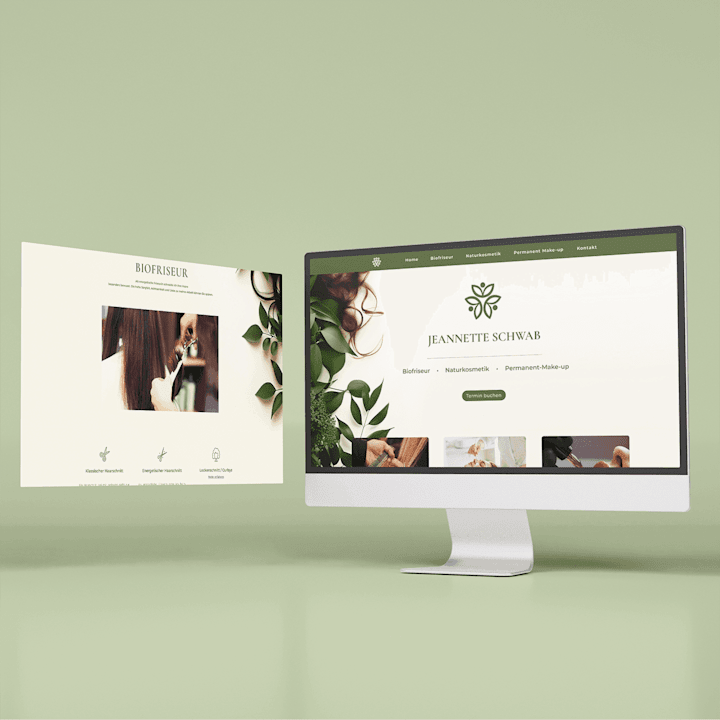 Cover image for Jeannette Schwab Organic Hair Salon – Website Redesign