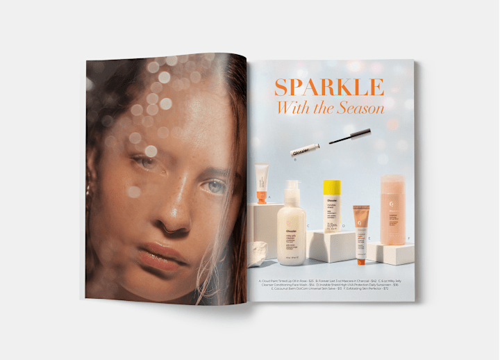 Cover image for Skincare Magazine Spread