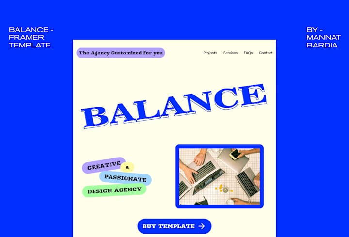 Cover image for BALANCE - TEMPLATE FOR AGENCY / FREELANCERS