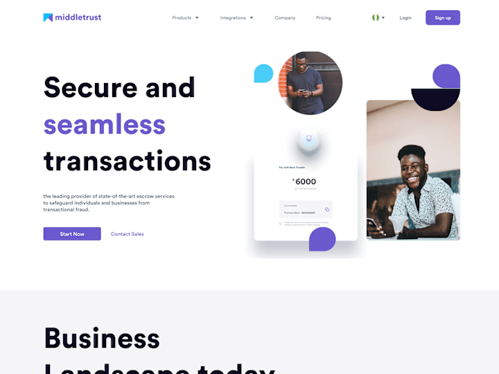 Cover image for Middletrust Web app