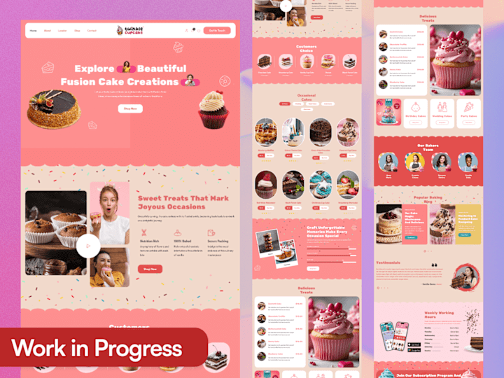 Cover image for Bakery Website | Figma Design + Framer Development (WIP) 