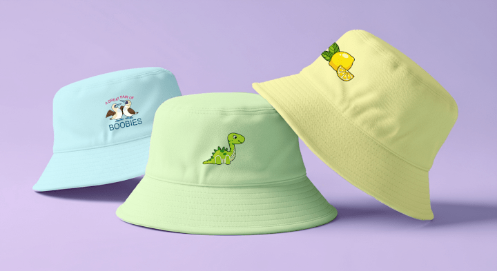 Cover image for Cute Bucket Hat Embroidery and Pattern Design Development