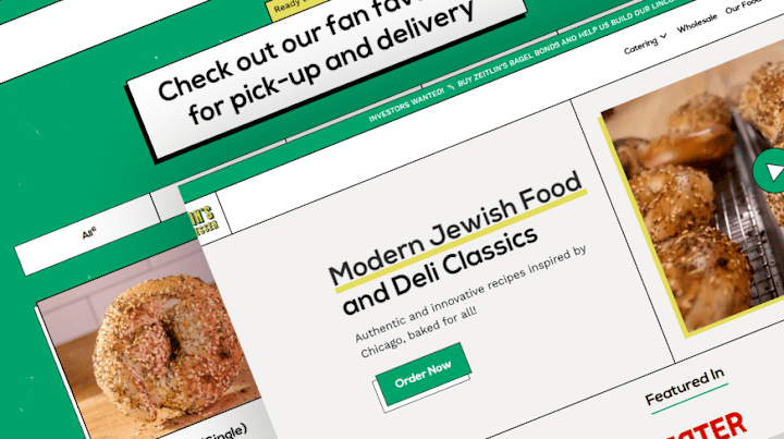 Cover image for Webflow Development for a Modern Jewish Kitchen