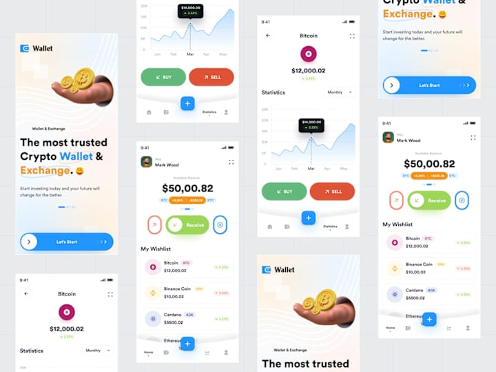 Cover image for Crypto Wallet App Design