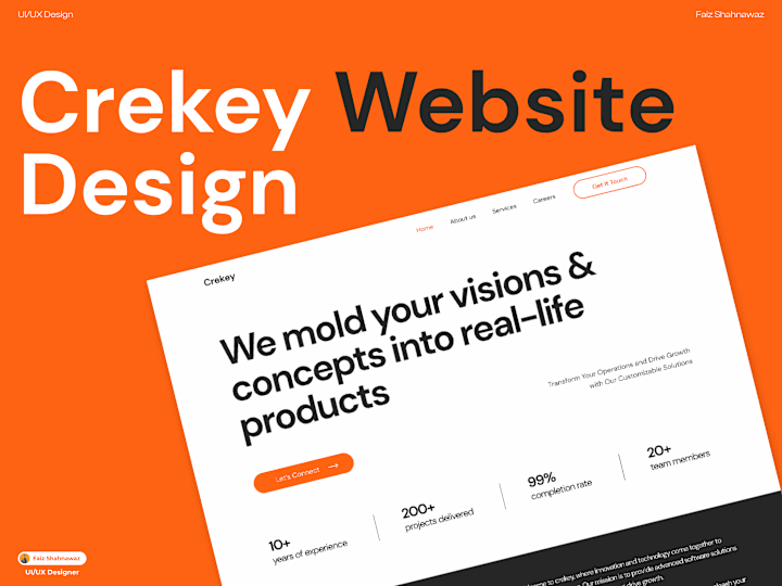 Cover image for Crekey - Software Company Website Design