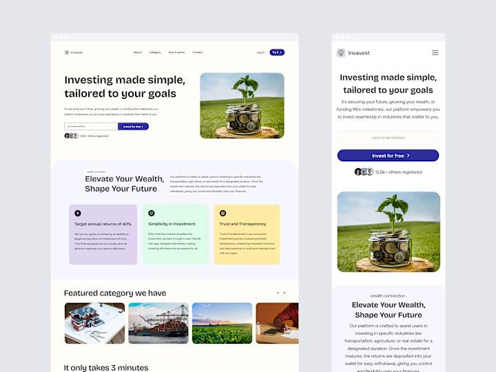 Cover image for Helping users to manage their investment with ease - INVAVEST