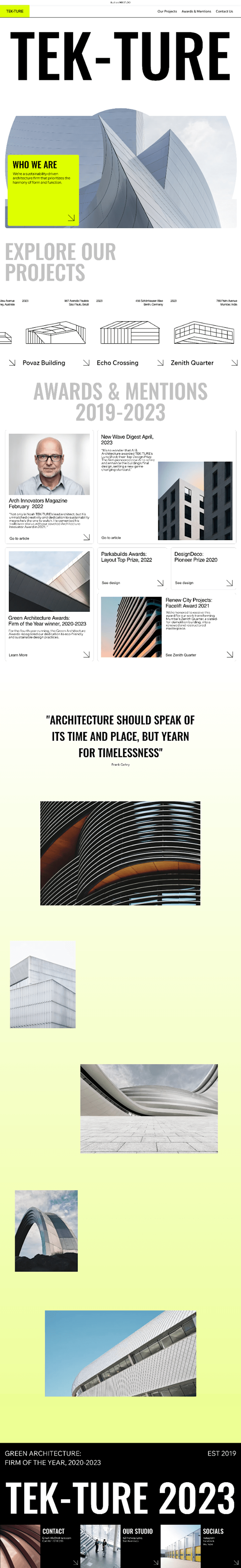 Cover image for Landing Page Website for Architecture Firm 