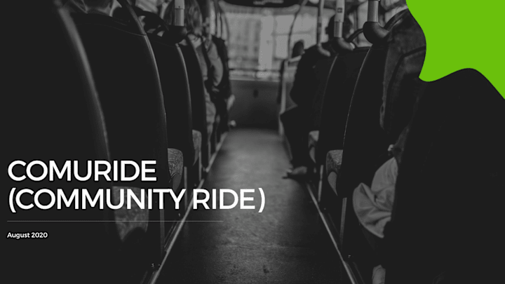 Cover image for ComURide: Ride-Sharing App