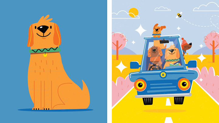 Cover image for Character illustration for Loungers UK