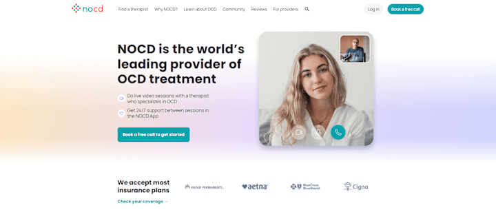 Cover image for Therapy Consulting Platform Development for NOCD