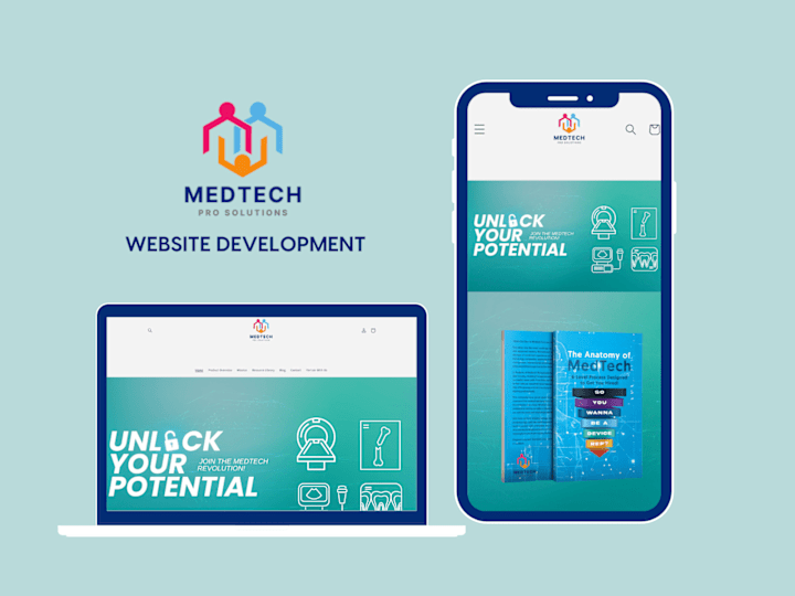 Cover image for MedTech Pro Solutions Website Development