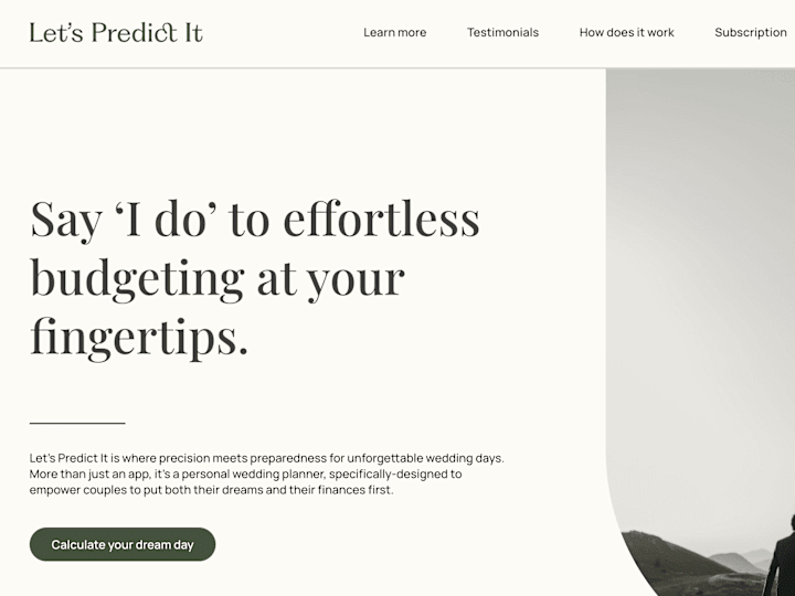 Cover image for Let's Predict It Web Copy