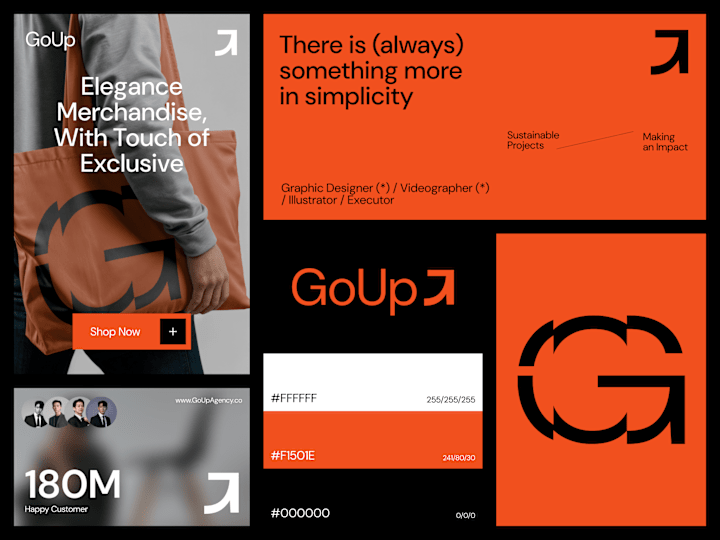 Cover image for Go Up - Brand Identity