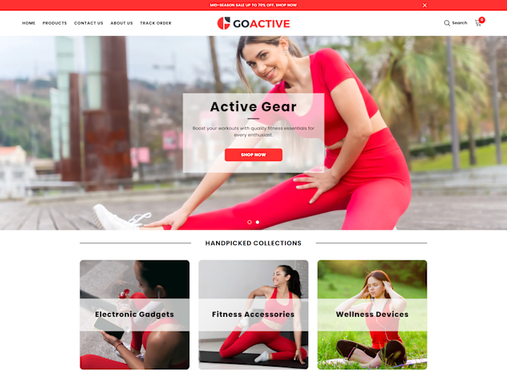 Cover image for GoActive Shopify Store