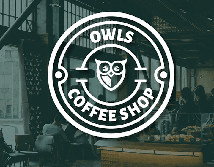 Cover image for Owls Coffee Shop Brand design :: Behance