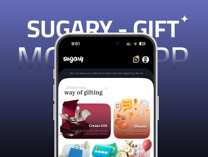 Cover image for Sugary App Design
