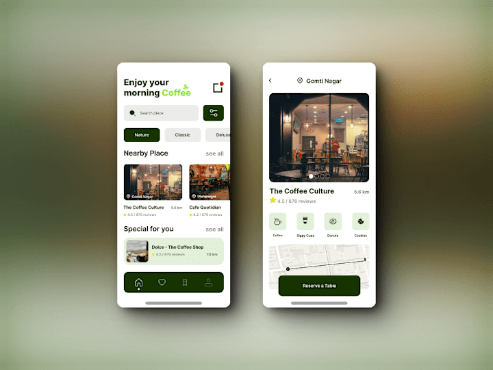 Cover image for Coffee App Ui Design
