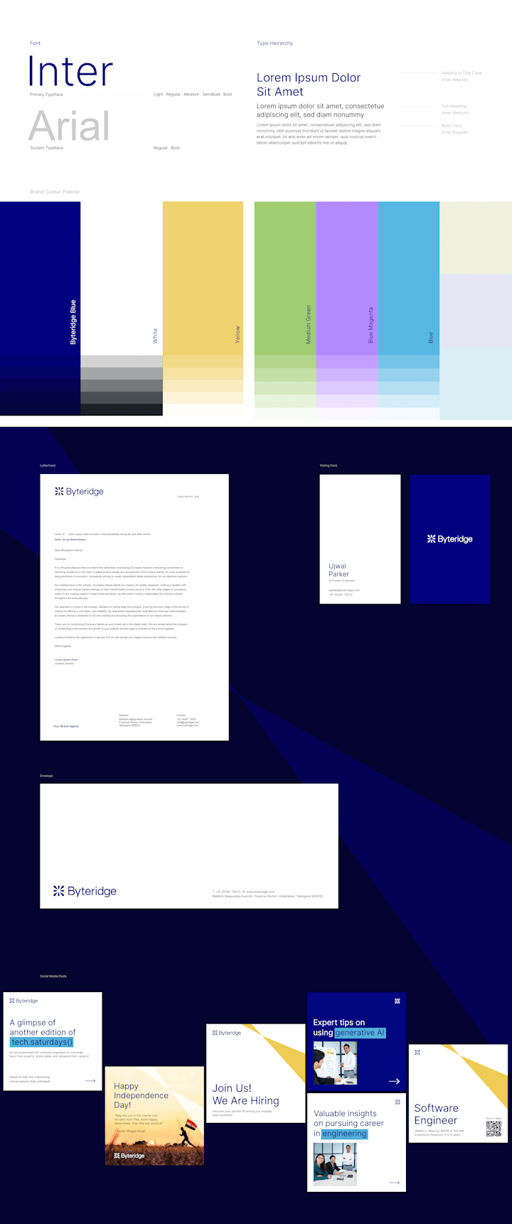Cover image for Byteridge Brand Identity Design