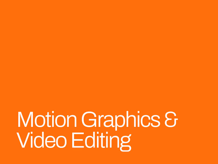 Cover image for Custom Motion Graphics + Video Editing Made Simple