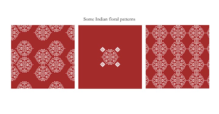 Cover image for Indian patterns on Behance