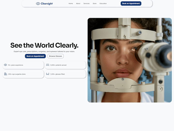 Cover image for ClearSight Website Development