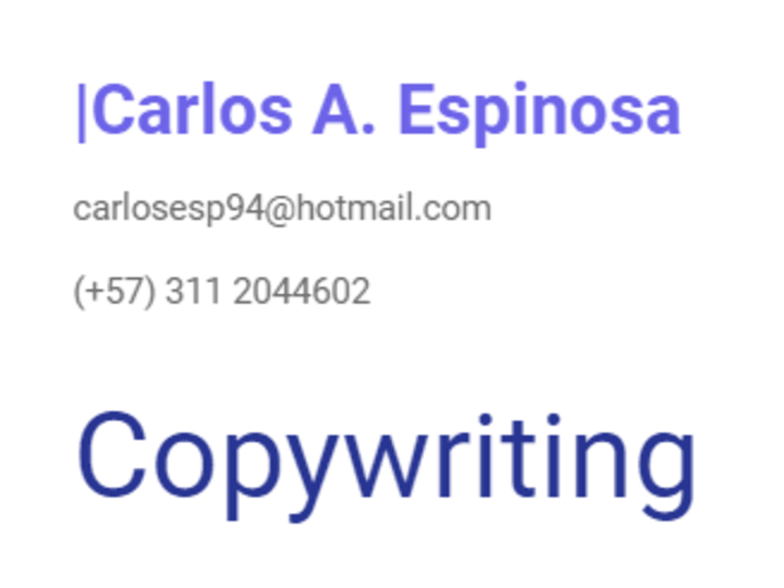 Cover image for Copywriting portfolio 