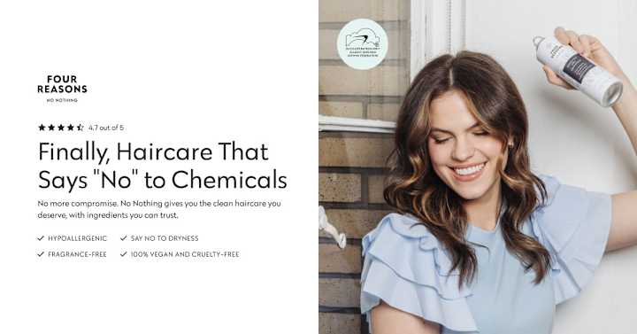 Cover image for Finally, Haircare That Says "No" To Chemicals