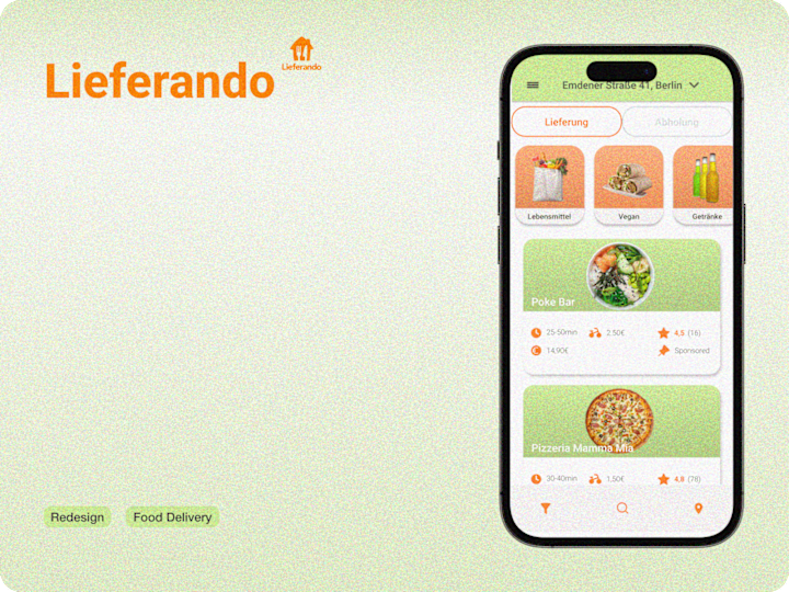 Cover image for UI — Hungergames, Redesign Lieferando App