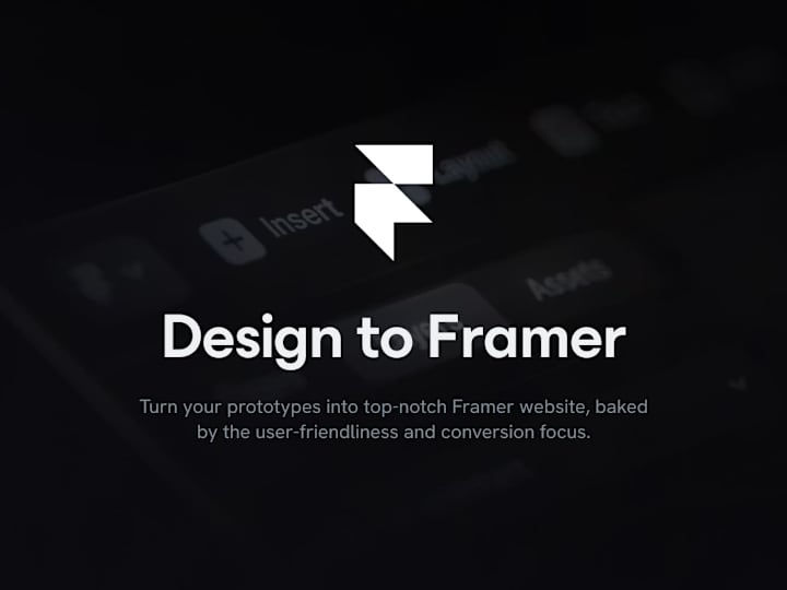 Cover image for Figma / XD to Framer