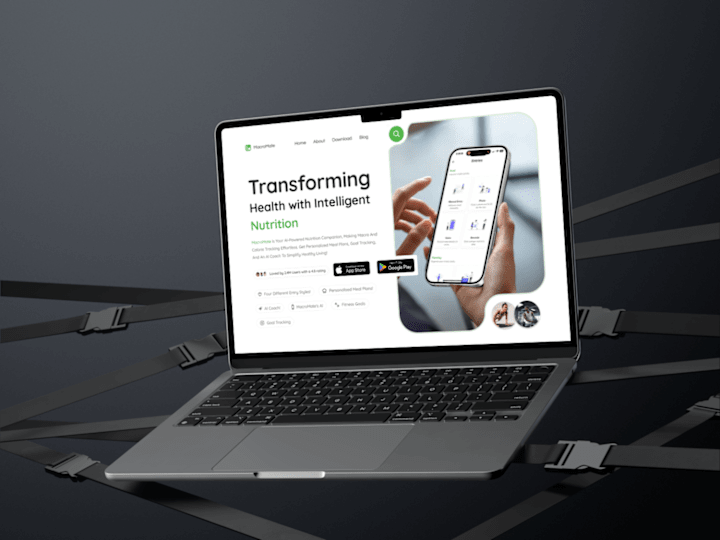 Cover image for 🪄Redesign Hero Section for AI Nutrition Website