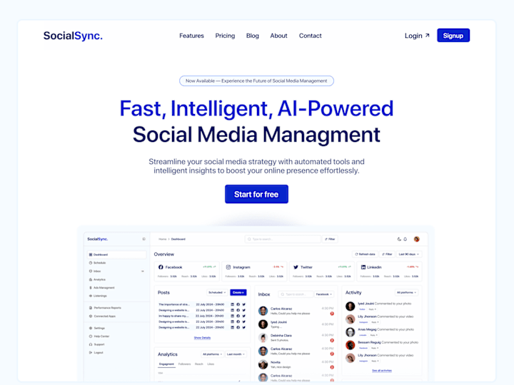 Cover image for SocialSync.