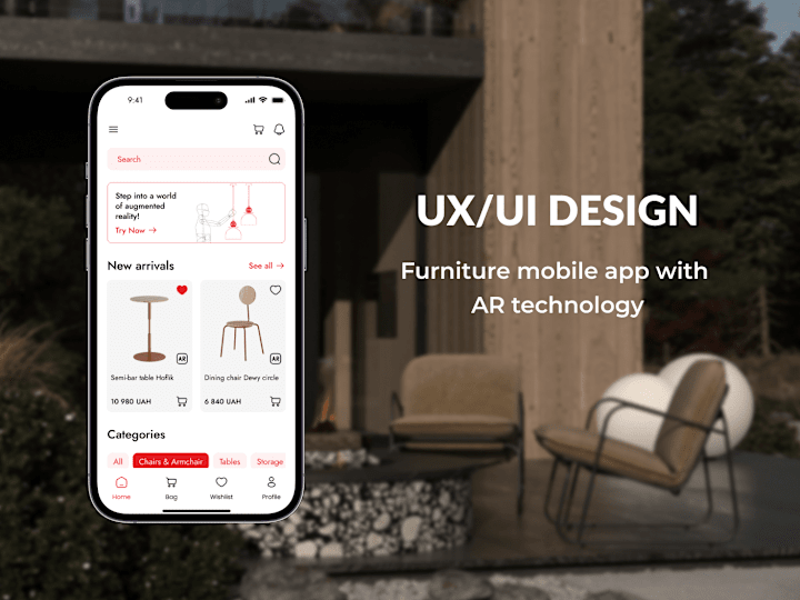 Cover image for Furniture e-commerce App with AR technology