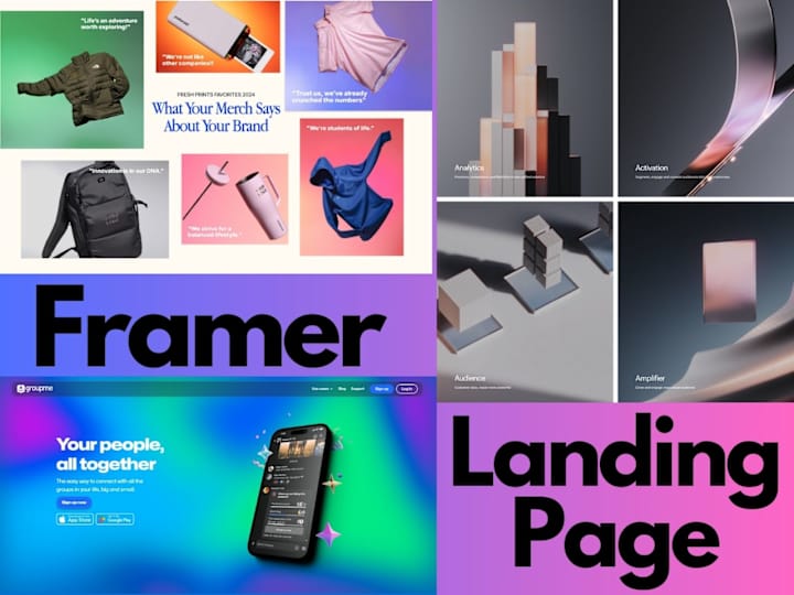 Cover image for Framer Landing Page Development ✨