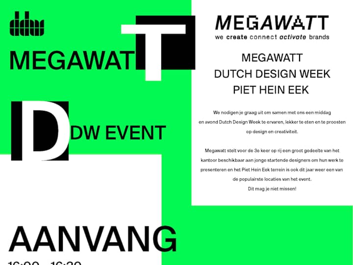 Cover image for  DDW x MEGAWATT INVITE