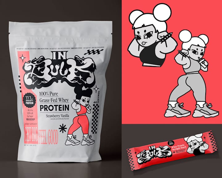 Cover image for inBulk Protein Supplement Brand Design